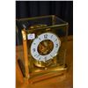 Image 1 : Jaeger-LeCoultre Swiss made "Atmos" brass and glass mantle clock with some original documentation, t