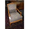 Image 2 : Pair of French 18th century style tapestry upholstered armchairs