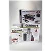Image 1 : Three brand new in box kitchen appliances including Cuisinart Juice Extractor, Cuisinart  EasyPop Po