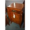 Image 2 : Antique walnut bedroom suite with four drawer dresser, double size headboard, footboard and rails an