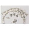 Image 2 : Selection of wedding jewellery including 14kt white gold and heart shaped diamond pendant necklace w