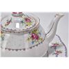 Image 2 : Selection of Royal Albert "Petit Point" china including tea pot, two cream jugs and one open sugar w