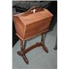 Image 1 : Mahogany portable knitting caddy