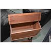 Image 2 : Mahogany portable knitting caddy