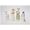 Image 1 : Four Royal Doulton figurines including 6" Ruth HN2799, Lori HN2801, Kitty HN3876 and My First Pet HN