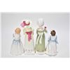 Image 2 : Four Royal Doulton figurines including 6" Ruth HN2799, Lori HN2801, Kitty HN3876 and My First Pet HN