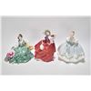 Image 1 : Three Royal Doulton figurines including First Dance HN2803, Autumn Breezes HN1934, Elise HN2474