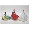 Image 2 : Three Royal Doulton figurines including First Dance HN2803, Autumn Breezes HN1934, Elise HN2474