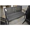 Image 2 : Outdoor metal gazebo frame with cover 10' X 10" plus a garden bench