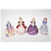 Image 1 : Four Royal Doulton figurines including 5" Ivy HN1768, Affection HN2236, Valerie HN1207 and Dinky Doo