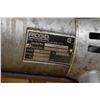 Image 2 : Rigid model 700-T2 Power threader, manual threader plus assorted dies, motor tested and running