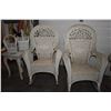 Image 1 : Selection of wicker furniture including two rockers, occasional table and two magazine caddies
