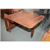 Image 2 : Antique quarter cut oak drop leaf gate leg dining table