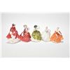 Image 1 : Five small Royal Doulton figurines including 4 1/2" Emma HN3208, Buttercup HN3268, Autumn Breezes HN