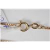 Image 2 : 10kt yellow gold 18" box chain and a tested 10kt yellow gold eagle pendant