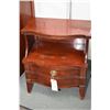 Image 2 : Mid 20th century mahogany bedroom pieces including high boy, seven drawer mirrored dresser and night