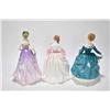 Image 2 : Three Royal Doulton figurines including Jessica HN3850, Janine HN2461 and Tender Moment HN3303