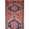 Image 2 : Iranian 100% wool hand made Zanjan area carpet with triple medallion with red background and shades 