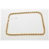 Image 1 : 18kt yellow gold Birks 18" twisted neck chain