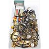 Image 1 : Tray lot of vintage and collectible jewellery including sterling silver, necklaces, watches, earring