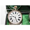 Image 3 : Antique cased travel barometer and pocket watch compendium labelled by Edward and Sons, Glasgow incl