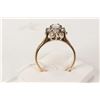 Image 2 : Ladies 14kt yellow and white gold fancy cut diamond ring set with 0.50ct center diamond and 0.50cts 