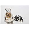 Image 1 : Two Royal Crown Derby gold stopper paperweights including "Alphabet Bear" and "Misty"