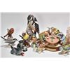 Image 2 : Large selection of Goebel animal figures, mostly birds and cats and dogs plus a "Boy's Night Out" by