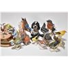 Image 3 : Large selection of Goebel animal figures, mostly birds and cats and dogs plus a "Boy's Night Out" by