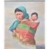 Image 2 : Two framed oil on board portrait paintings including "Portrait of Ki-aki" titled on verso and "Portr