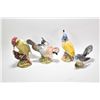Image 1 : Four large Beswick birds including Woodpecker 9" in height, Cockatoo, Jay etc.