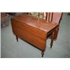Image 1 : Antique mahogany drop leaf dining table