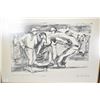 Image 2 : Two gilt framed vintage prints pencil signed by artist
