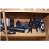 Image 2 : Selection of camera equipment including Sony handicam in hard case, Pentax ASAHI 35mm with telephoto