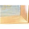 Image 3 : Antique gilt framed oil on board painting titled on verso "View in Holland" and signed by artist G. 