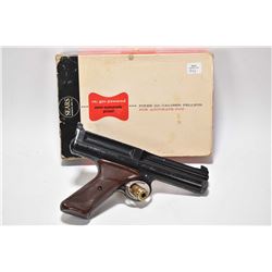 Vintage Sears Roebuck and Co. Co2 gas powered semi-automatic pistol with original box. .22 cal. 495 