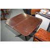 Image 2 : Center pedestal fold over table and two tier side table