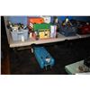 Image 1 : Two folding tables and a selection of tools