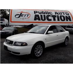 B3 --  2000 AUDI A4 1.8T QUATTRO , White , 224611  KM's