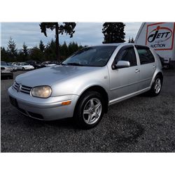 M6 --  2001 VW GOLF GLS TDI  , Silver , 277806  KM's