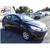 Image 2 : C1 --  2012 HYUNDAI ACCENT GLS, BLACK, 103,525 KMS