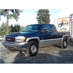 G4 --  2000 GMC SIERRA 2500 EXT CAB , Blue , 335855  KM's