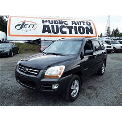 F4 --  2005 KIA SPORTAGE , Black , 165041  KM's