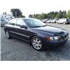 Image 2 : A12H --  2002 VOLVO S60  , Blue , 256326  KM's "NO RESERVE"