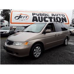 N2 --  2003 HONDA ODYSSEY ES , Brown , 284341  KM's