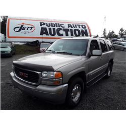 O3 --  2000 GMC YUKON , Brown , 380896  KM's