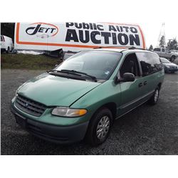 A3 --  1998 PLYMOUTH GRAND VOYAGER , Green , 313999  KM's