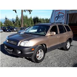 O4 --  2003 HYUNDAI SANTA FE  , Brown , 192,011 MILES  KM's