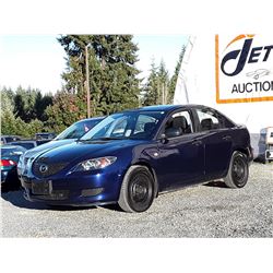 D5 --  2006 MAZDA 3 I , Blue , 213,591  KM's