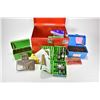 Image 1 : Selection of 6.5X 55, .284 Win etc.green container with 50 rounds of 6.5X55 reloads, blue plastic co